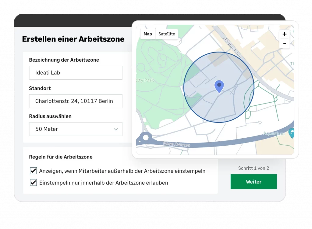 sage hr arbeitszeiterfassung geofencing