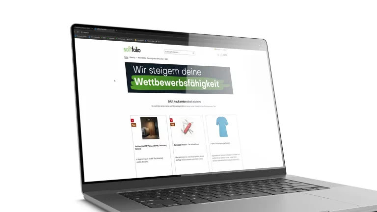 Beispiel eines Onlineshops mit der Sage 100 Shopware Schnittstelle Softfolio Connector